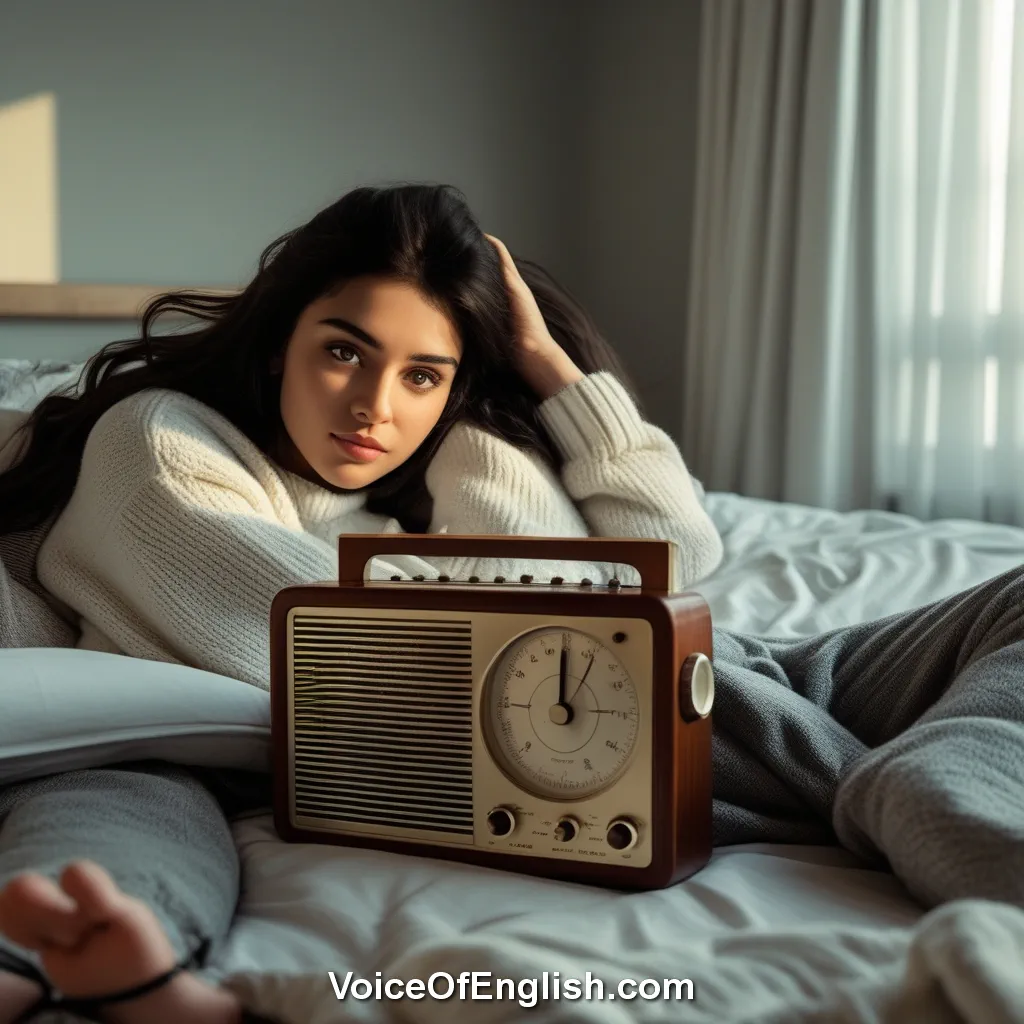 گوش دادن به زبان انگلیسی با رادیو شبانه