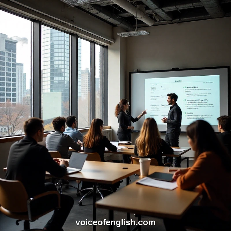 جدول مقایسه‌ای: کلاس‌های سنتی vs. Voice Of English